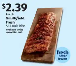 Aldi Smithfield Fresh St. Louis Ribs offer