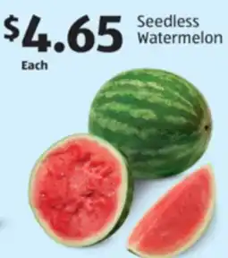 Aldi Seedless Watermelon offer