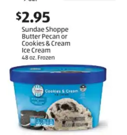 Aldi Sundae Shoppe Butter Pecan or Cookies & Cream Ice Cream offer