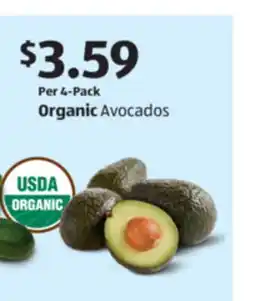 Aldi Organic Avocados offer