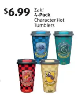 Aldi Zak! 4-Pack Character Hot Tumblers offer