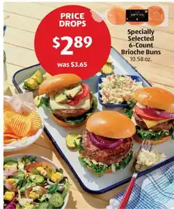 Aldi Specially Selected 6-Count Brioche Buns offer
