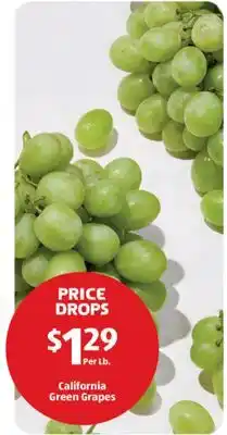 Aldi California Green Grapes offer