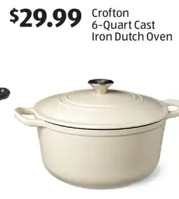 Aldi Crofton 6-Quart Cast Iron Dutch Oven offer