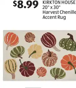 Aldi KIRKTON HOUSE 20 x 30 Harvest Chenille Accent Rug offer