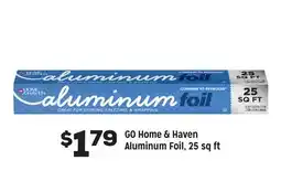 Grocery Outlet GO Home & Haven Aluminum Foil offer