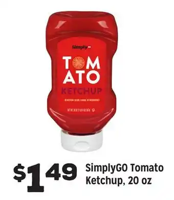 Grocery Outlet SimplyGO Tomato Ketchup offer