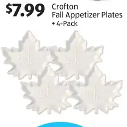 Aldi Crofton Fall Appetizer Plates offer
