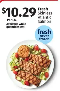 Aldi Fresh Skinless Atlantic Salmon offer