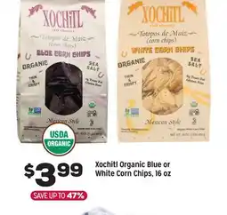 Grocery Outlet Xochitl Organic Blue or White Corn Chips offer