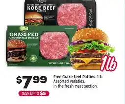 Grocery Outlet Free Graze Beef Patties offer