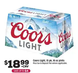 Grocery Outlet Coors Light offer