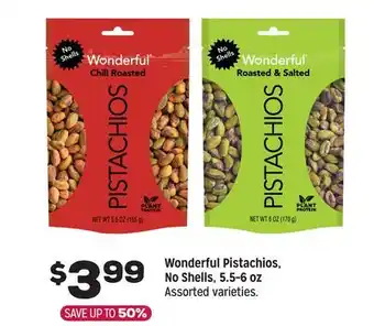 Grocery Outlet Wonderful Pistachios offer