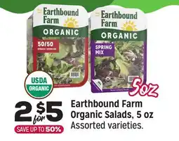 Grocery Outlet Earthbound Farm Organic Salads offer
