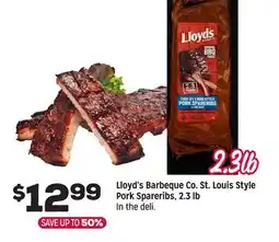 Grocery Outlet Lloyd's Barbeque Co. St. Louis Style Pork Spareribs offer