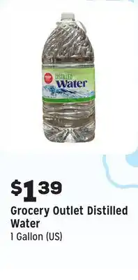 Grocery Outlet Distilled Water offer