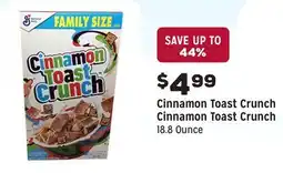 Grocery Outlet Cinnamon Toast Crunch offer