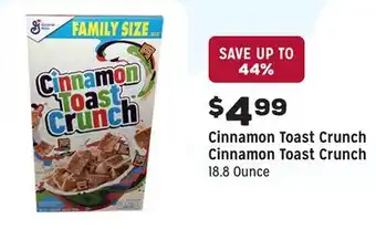 Grocery Outlet Cinnamon Toast Crunch offer