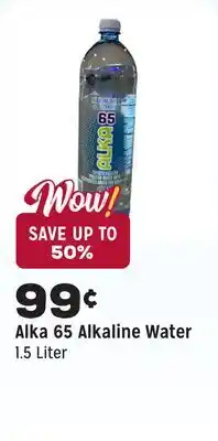 Grocery Outlet Alkaline Water offer