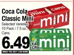 Superior Grocers Coca Cola Classic Mini offer