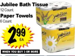 Superior Grocers Jubilee Bath Tissue 12 Count., Paper Towels 6 Count offer