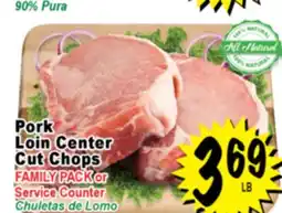 Superior Grocers Pork Loin Center Cut Chops offer