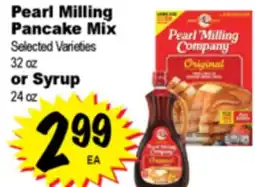Superior Grocers Pearl Milling Pancake Mix 32 oz or Syrup 24 oz offer