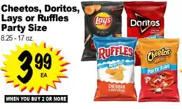Superior Grocers Cheetos, Doritos, Lays or Ruffles Party Size offer