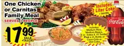 Superior Grocers One Chicken or Carnitas Family Meal offer
