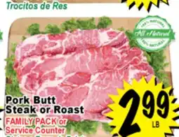 Superior Grocers Pork Butt Steak or Roast offer