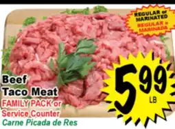 Superior Grocers Beef Taco Meat offer