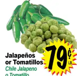 Superior Grocers Jalapeños or Tomatillos offer