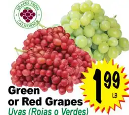 Superior Grocers Green or Red Grapes offer