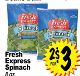 Superior Grocers Fresh Express Spinach offer