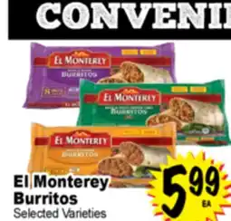 Superior Grocers El Monterey Burritos offer