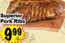 Superior Grocers Superior Pork Ribs offer