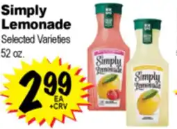 Superior Grocers Simply Lemonade offer