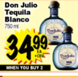 Superior Grocers Don Julio Tequila Blanco offer