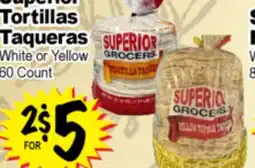 Superior Grocers Superior Tortillas Taqueras offer