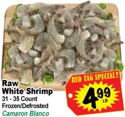 Superior Grocers Raw White Shrimp offer