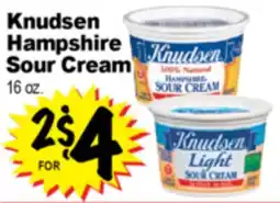 Superior Grocers Knudsen Hampshire Sour Cream offer