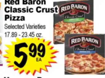 Superior Grocers Red Baron Classic Crust Pizza offer