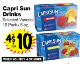 Superior Grocers Capri Sun Drinks offer