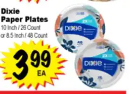 Superior Grocers Dixie Paper Plates offer