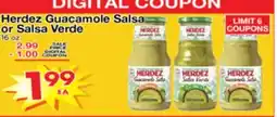 Superior Grocers Herdez Guacamole Salsa or Salsa Verde offer