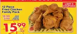 Superior Grocers 12 Piece Fried Chicken Family Pack offer