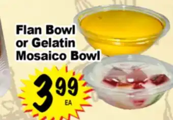 Superior Grocers Flan Bowl or Gelatin Mosaico Bowl offer