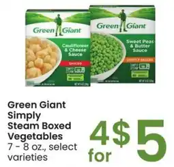 Albertsons Green Giant Simply Steam Boxed Vegetables offer