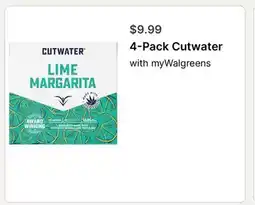 Walgreens 4-Pack Cutwater offer