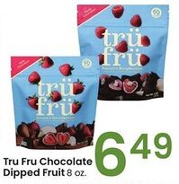 Albertsons Tru Fru Chocolate Dipped Fruit offer